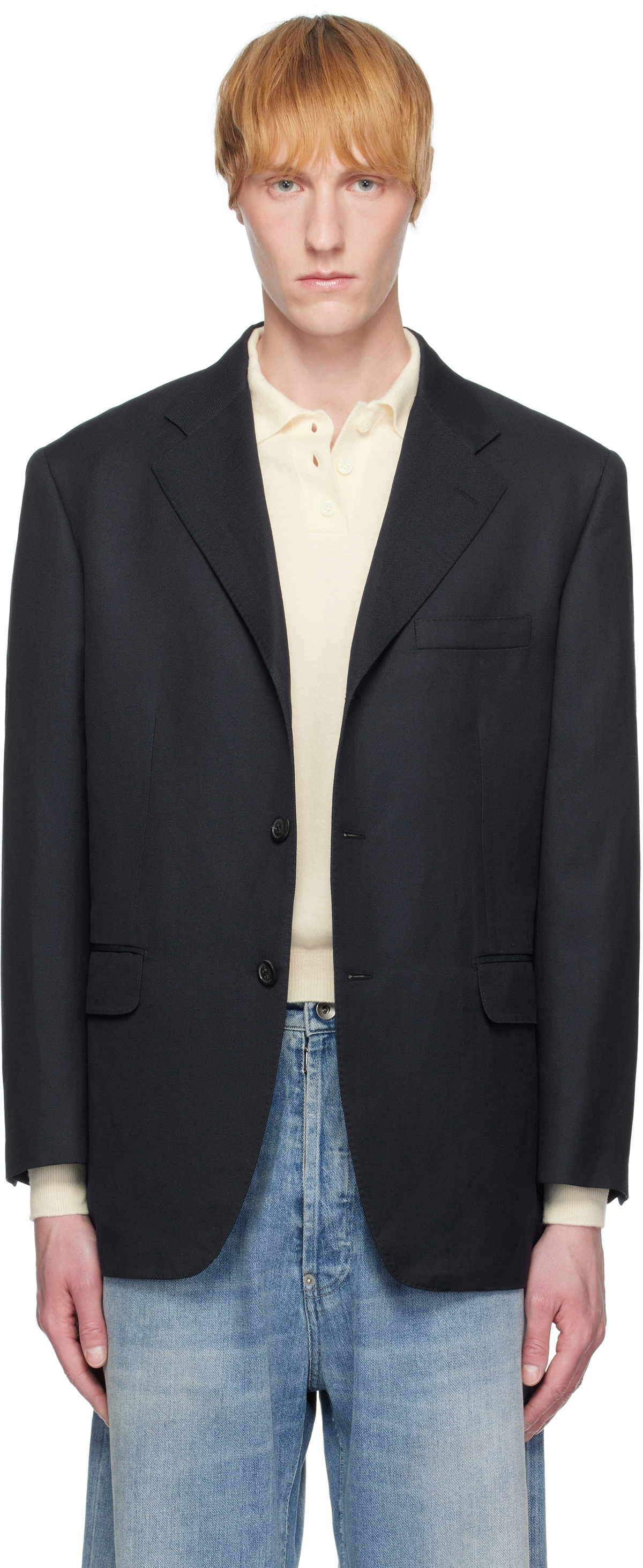 24SS new/Maison Margiela ブレザー Blazer Navy 24SS new/Maison Margiela ブレザー Blazer Navy (Maison