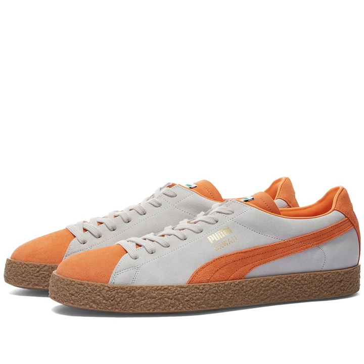 Photo: Puma Men's Hawaii OG Sneakers in Deep Apricot/Nimbus Cloud