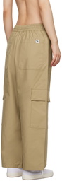 Maison Kitsuné Beige Drawstring Trousers