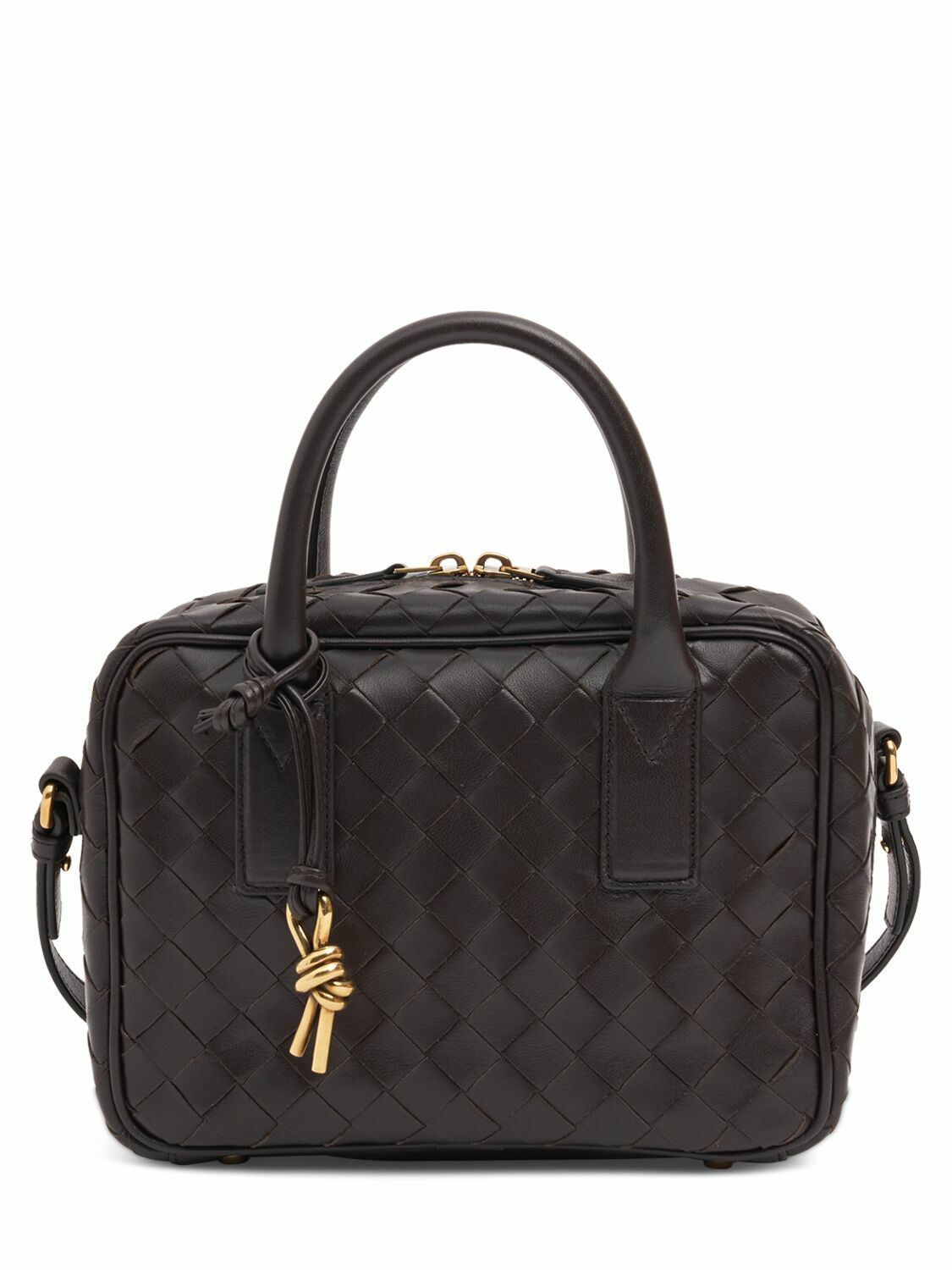 【BOTTEGA VENETA】SMALL GETAWAY TOP HANDLE BAG Bottega Veneta Small Getaway Intrecciato Leather Top-Handle
