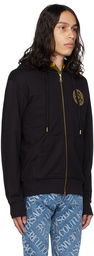 Versace Jeans Couture Black V-Emblem Hoodie