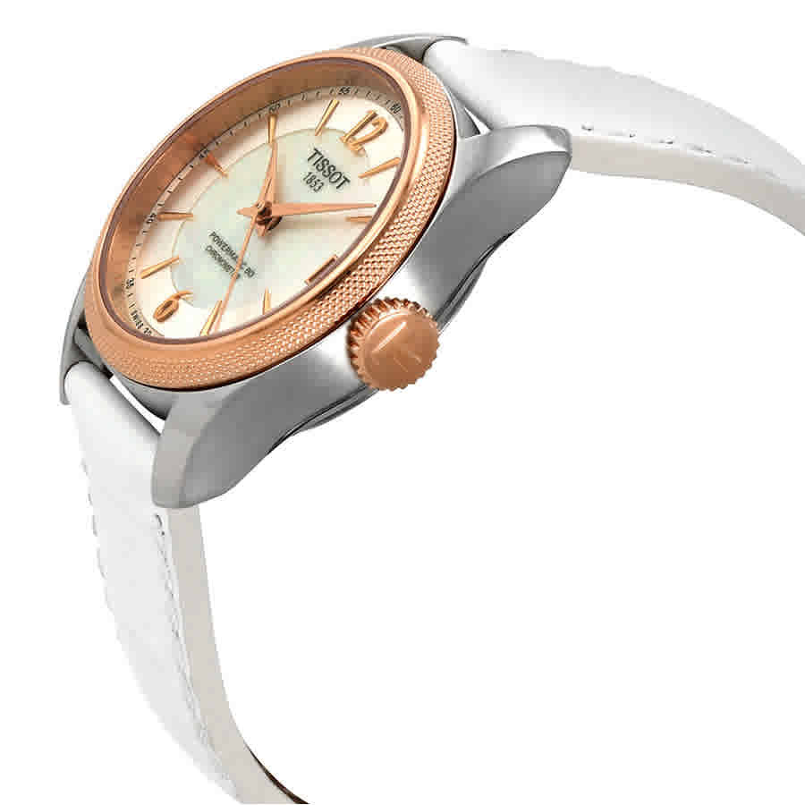 Tissot T-Classic Ballade Automatic Mother of Pearl Dial Ladies Watch ...