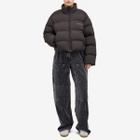 Alexander Wang Women's Cropped Puffer Coat in Black