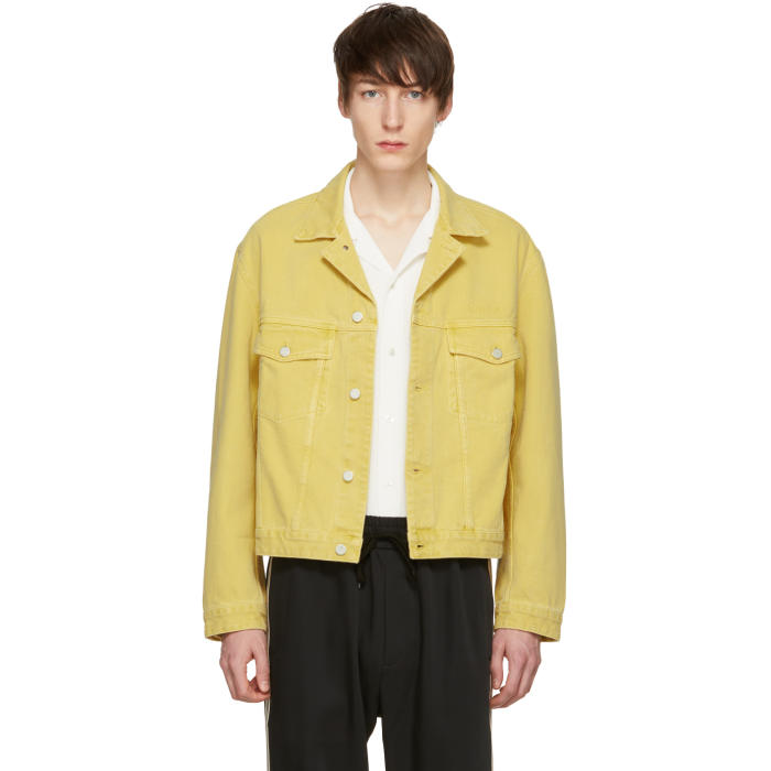 CMMN SWDN Yellow Denim Boris Jacket CMMN SWDN