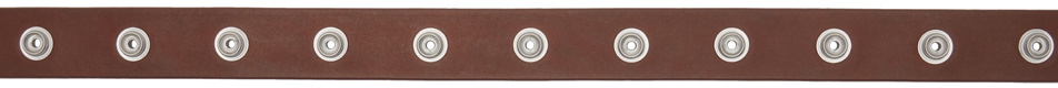 Rick Owens Brown Porterville Snap Belt