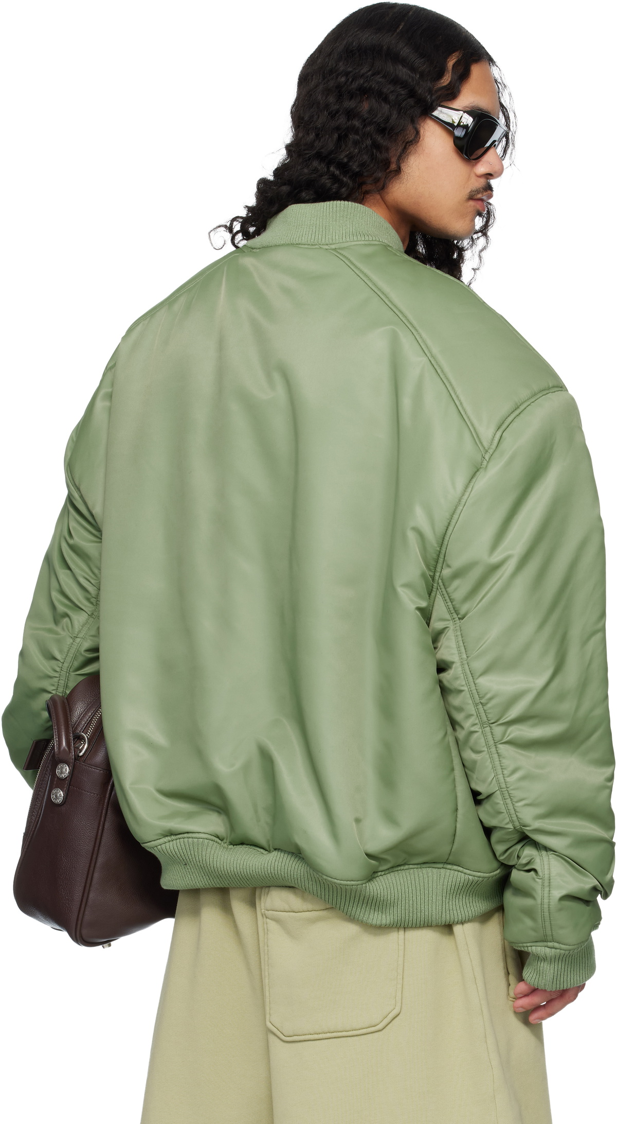 LU'U DAN Green Unibomber Sweatshirt