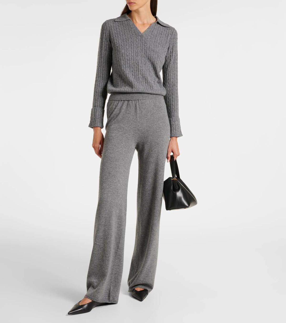 Aya Muse Gaia cashmere polo sweater