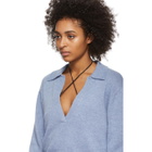 Georgia Alice Blue Open Polo Sweater