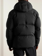 Zegna - Quilted Shell Hooded Down Ski Jacket - Black