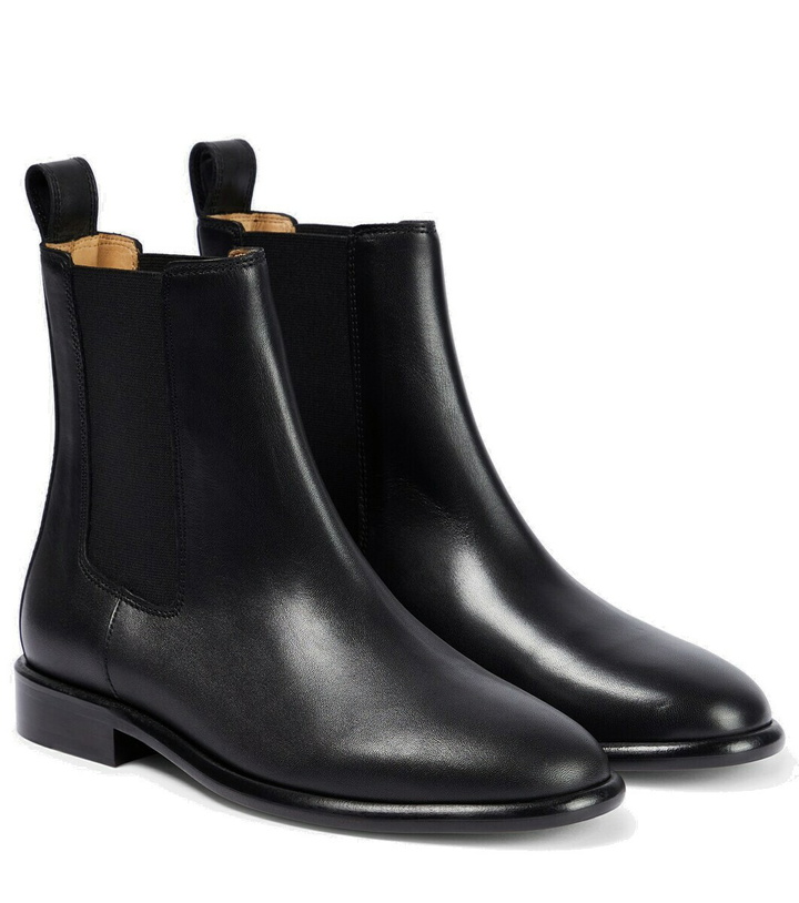 Photo: Isabel Marant Galina leather Chelsea boots