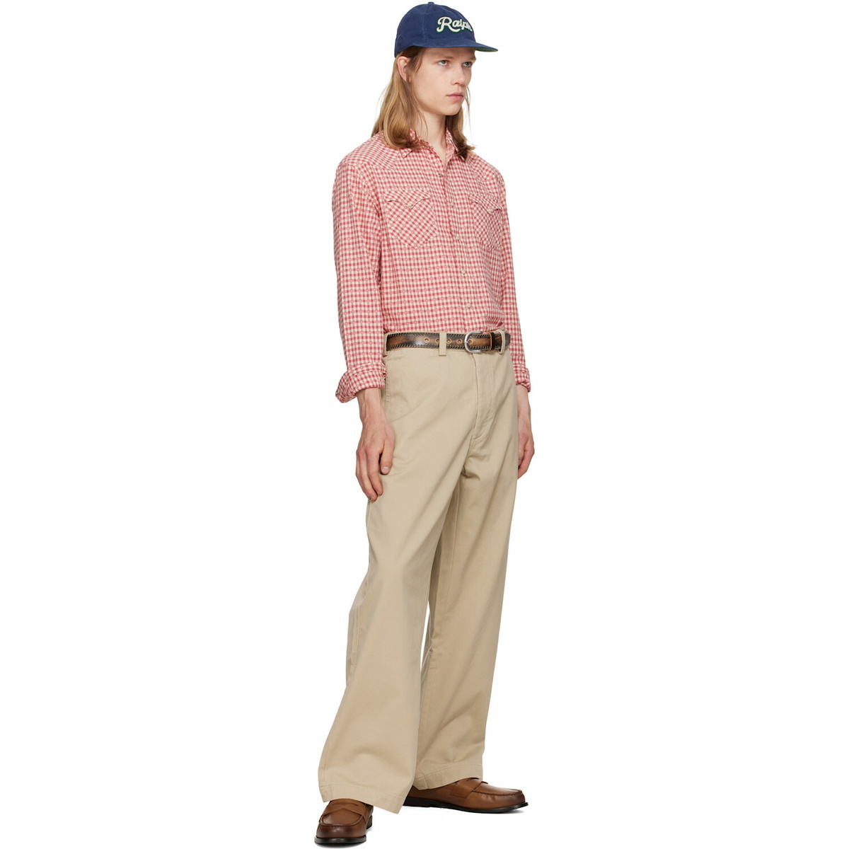 Polo Ralph Lauren Red & White Classic Fit Checked Western Shirt