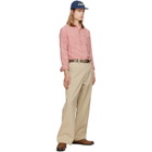 Polo Ralph Lauren Red & White Classic Fit Checked Western Shirt