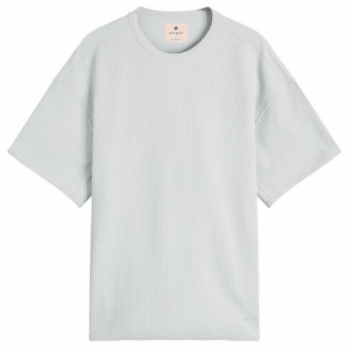 Snow Peak Dry Waffle Long Sleeve T Shirt Grey Longsleeves