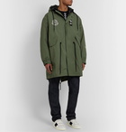 Moncler Genius - 7 Moncler Fragment Fulcrum Washed-Cotton Hooded Down Jacket - Green