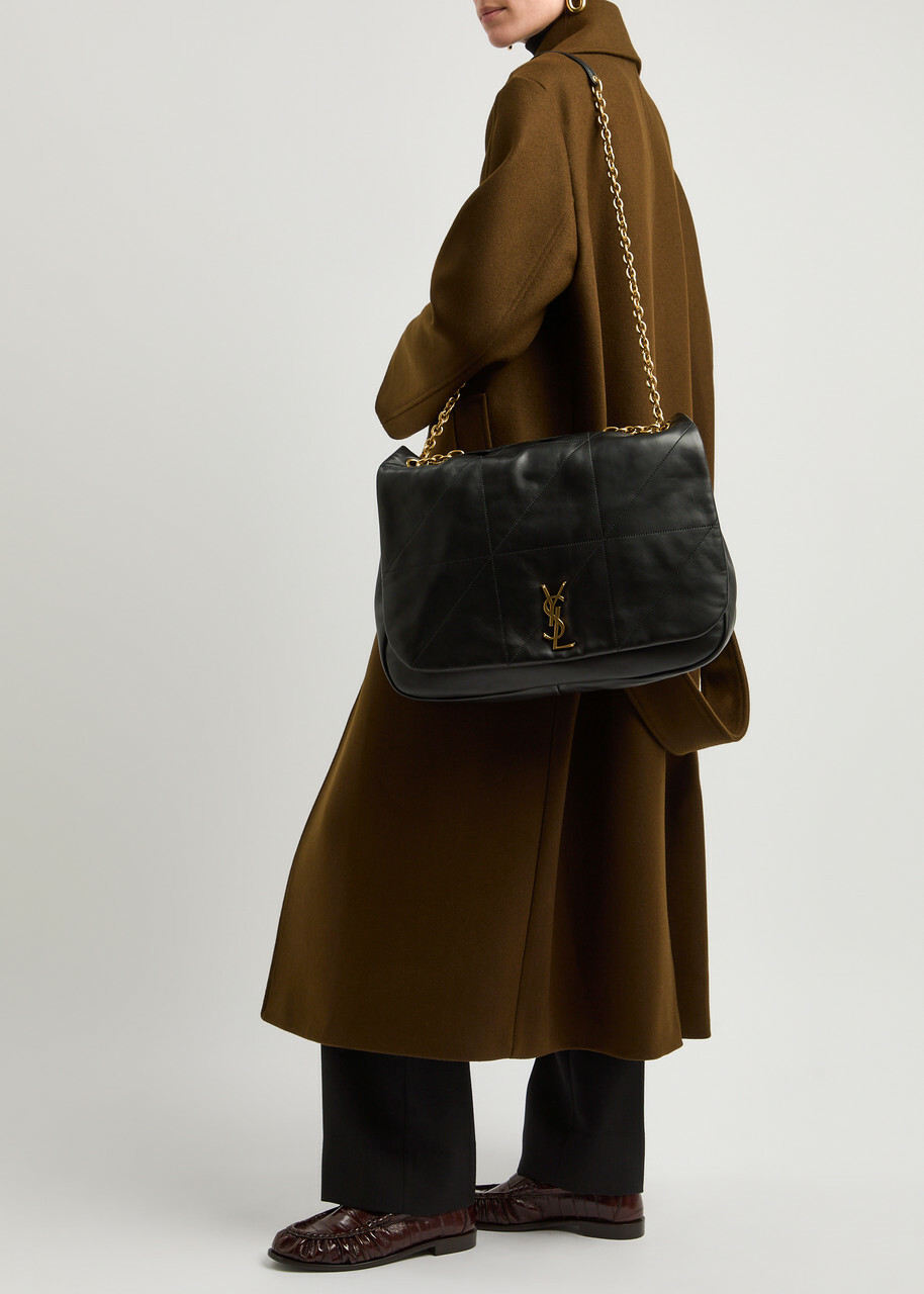 Saint Laurent Jamie 4.3 XL Leather Shoulder bag - Black