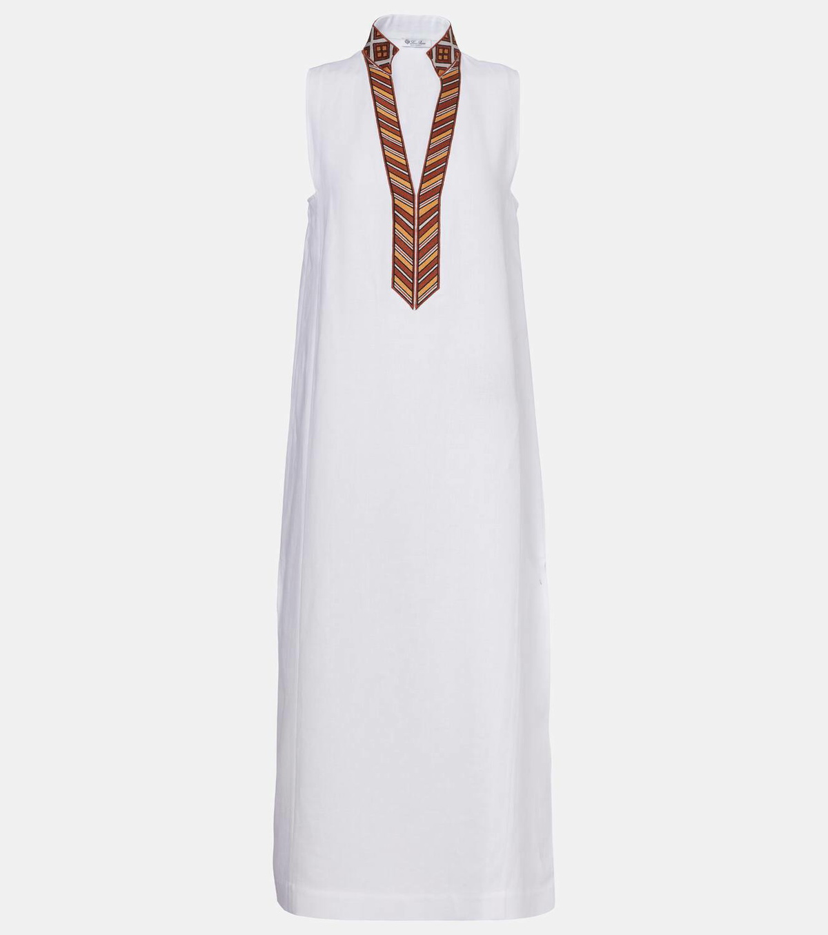 Loro Piana Abril linen midi dress
