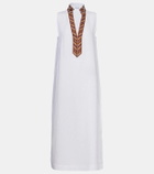 Loro Piana Abril linen midi dress