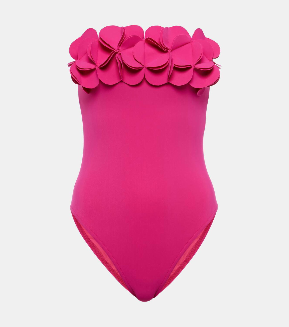 Karla Colletto Tess ruffled bandeau swimsuit Karla Colletto