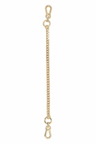 Versace Gold Metal Key Ring Hook