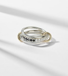 Spinelli Kilcollin Petunia Eclipse sterling silver and 18kt gold ring with diamonds