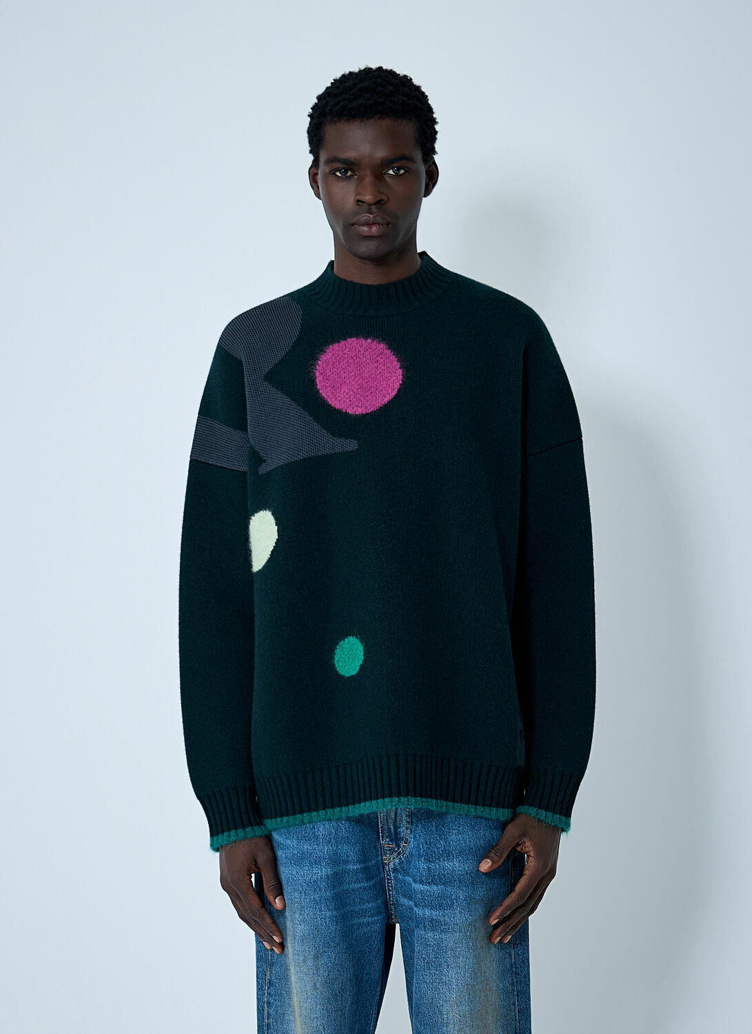 Lacoste Jacquard Knit Sweater