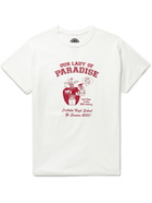 PARADISE - Our Lady of Paradise Printed Cotton-Jersey T-Shirt - White