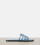Loewe Paula's Ibiza Petal Anagram canvas slides