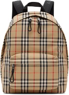 Burberry Beige Vintage Check Backpack