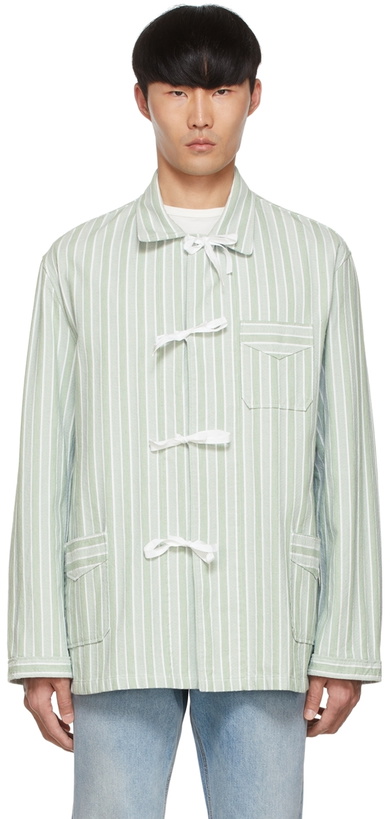 Photo: Maison Margiela Green Cotton Shirt