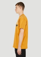 Logo Print T-Shirt in Orange