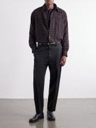 Willy Chavarria - Tapered Wool-Blend Twill Trousers - Black