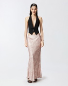 Pinko Reimagine By Pinko X Patrick Mc Dowell Waistcoat With Open Back Limo Black