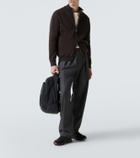 Loro Piana Week End Walk suede-trimmed sneakers