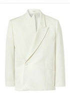 Alexander McQueen - Slim-Fit Grain de Poudre Wool Suit Jacket - White