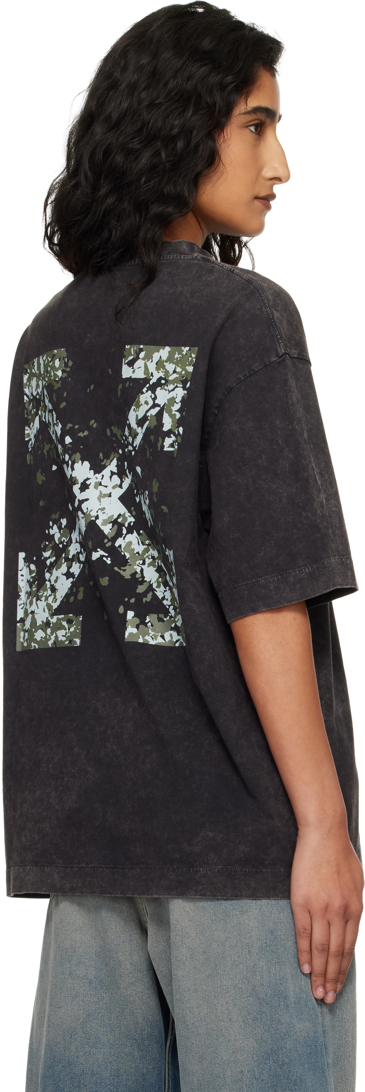 Off-White Black Arrow Confetti Skate T-shirt
