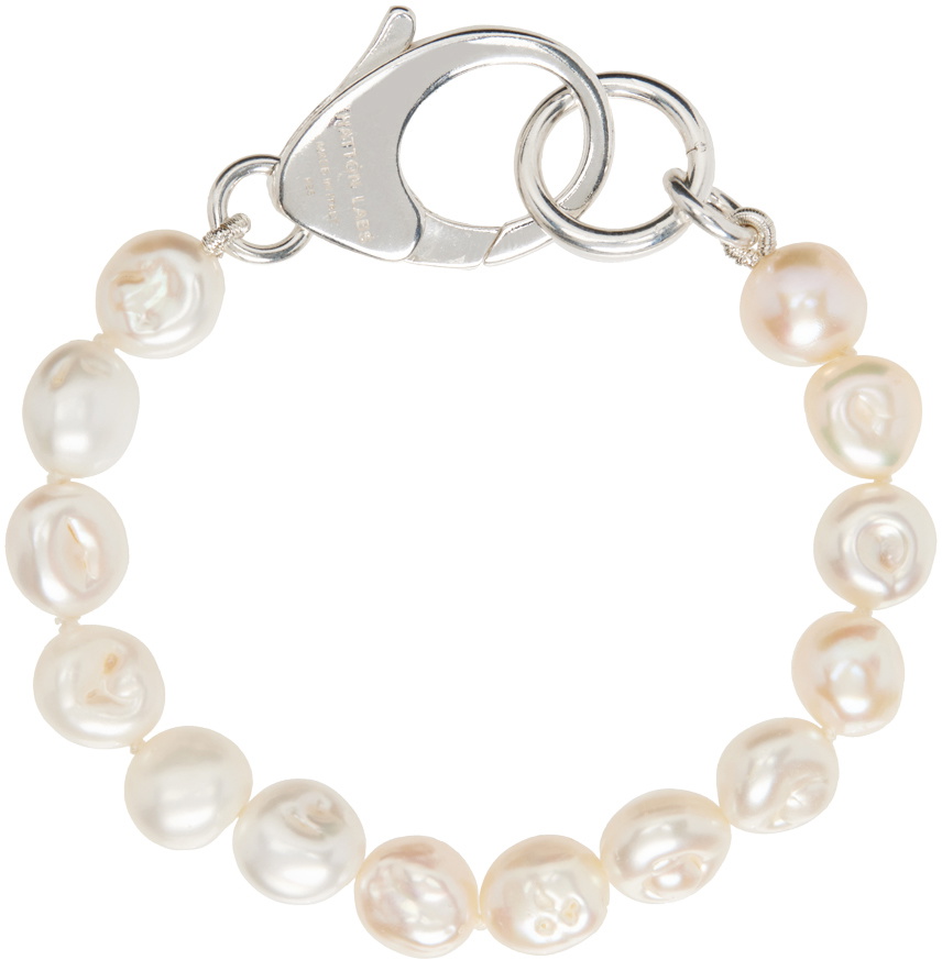 Hatton Labs Off-White Gnocchi Pearl Bracelet