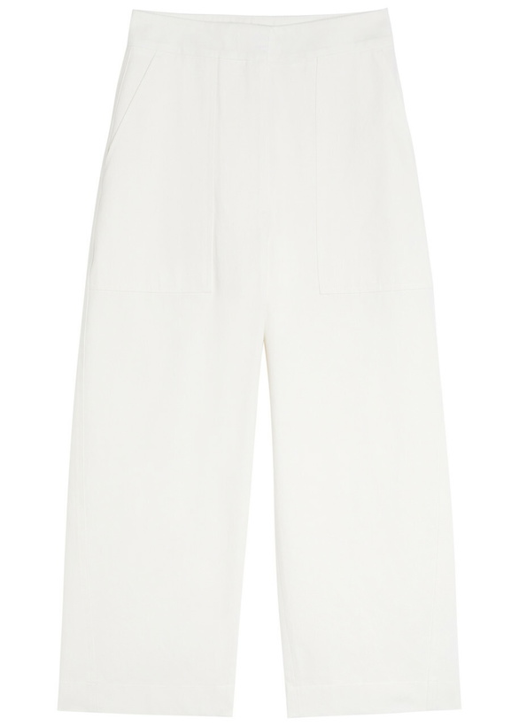 Photo: Studio Nicholson Twist Straight-leg Cotton Trousers Off White