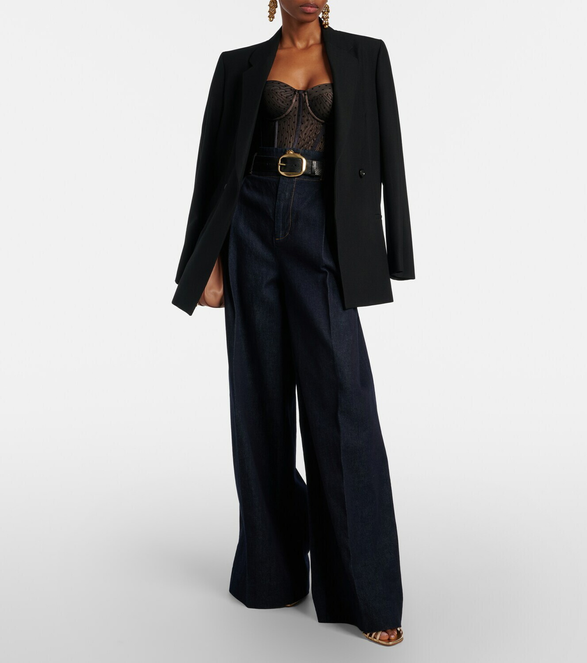 Zimmermann Dot mesh bodysuit