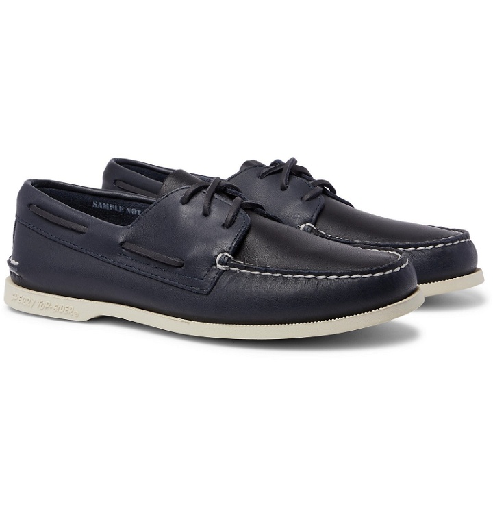 Photo: Sperry - Authentic Original Leather Boat Shoes - Blue