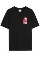 Casablanca Arches Printed Cotton T-shirt Black