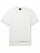 Brioni - Slim-Fit Sea Island Cotton-Piqué T-Shirt - White