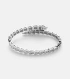 Bvlgari Serpenti Viper 18kt white gold bracelet with diamonds