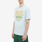 Kenzo Men's Actua Summer Relaxed Tiger T-Shirt in Light Blue