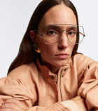 Chloé Aly navigator glasses
