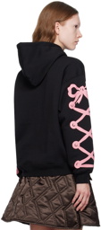 Chopova Lowena Black Teddy Bear Hoodie