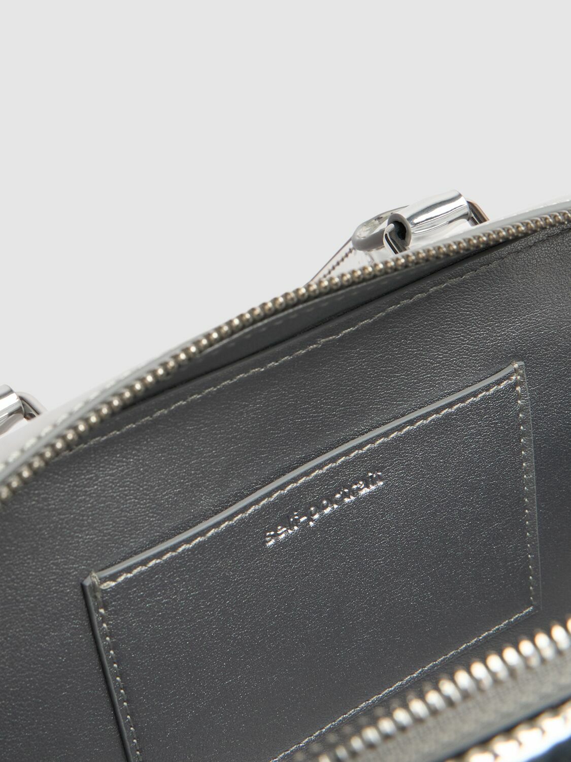SELF-PORTRAIT Mini Leather Top Handle Bag Self-Portrait