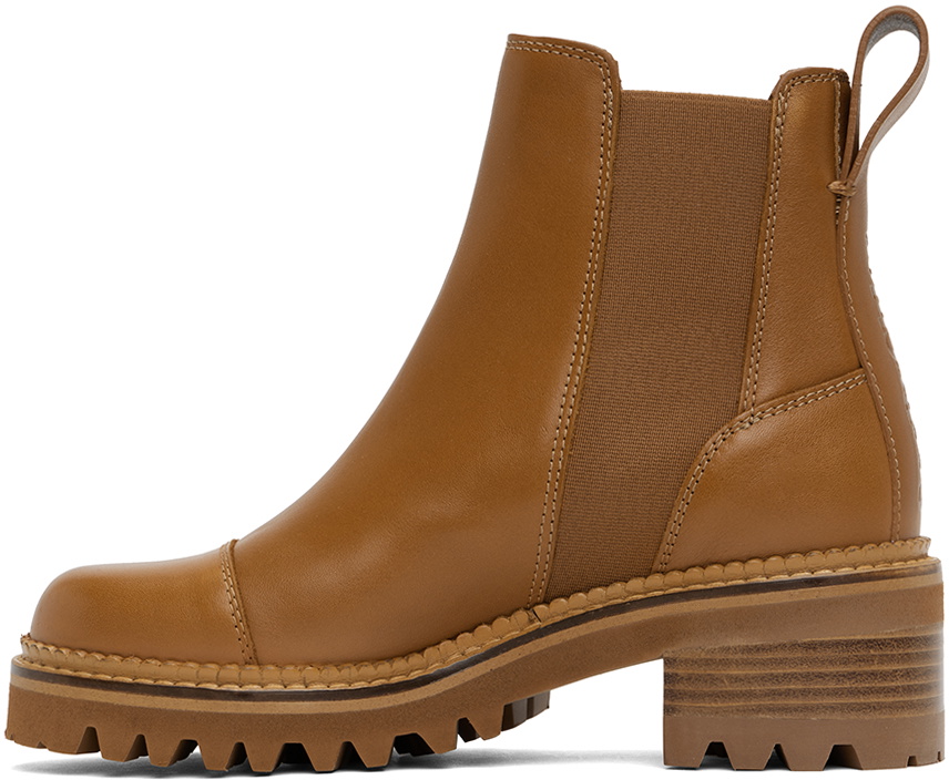 See by Chloé Tan Mallory Chelsea Boots