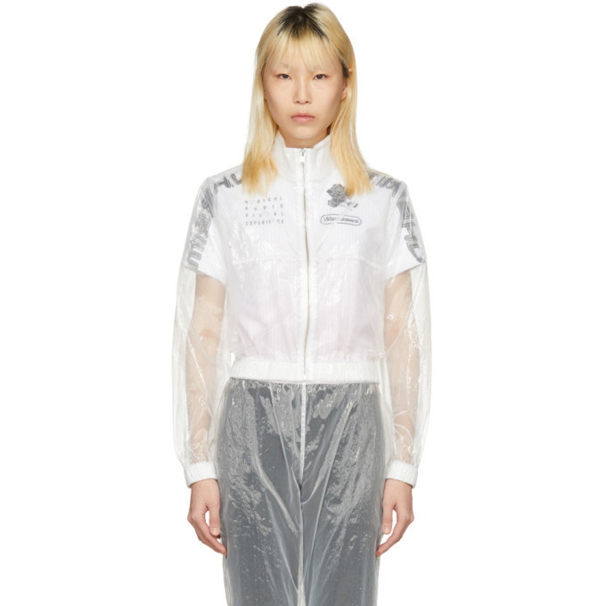 Photo: MISBHV Transparent Cropped See-Through Track Jacket