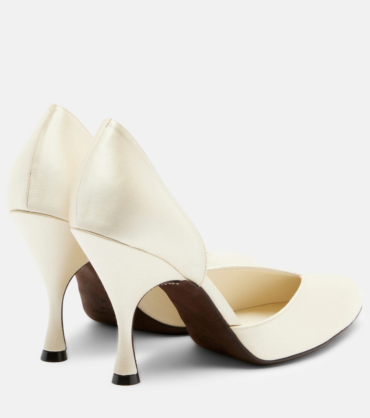 Herbert Levine Not Half Bad embellished satin pumps