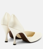 Herbert Levine Not Half Bad embellished satin pumps